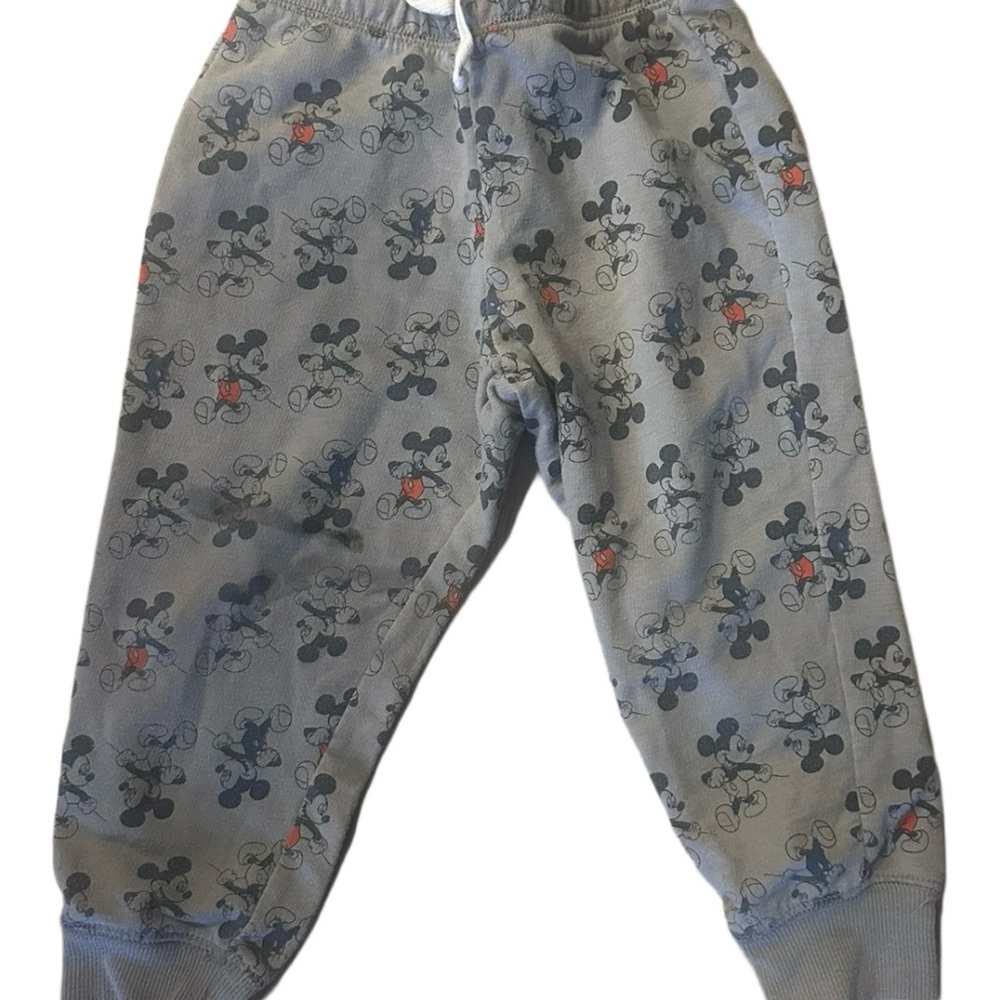 Disney Mickey Mouse Gray Jogger Pants